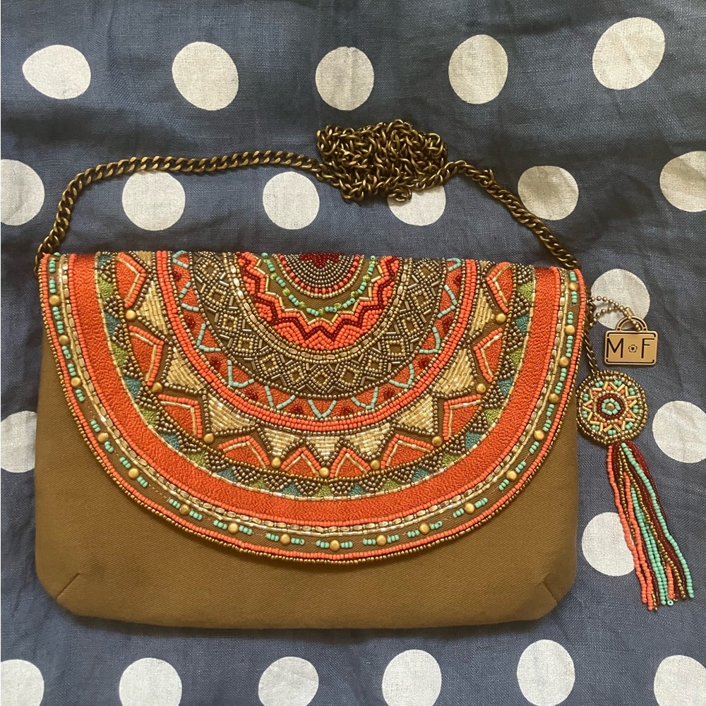 Mary Frances Hand beaded Purse  NWOT👛